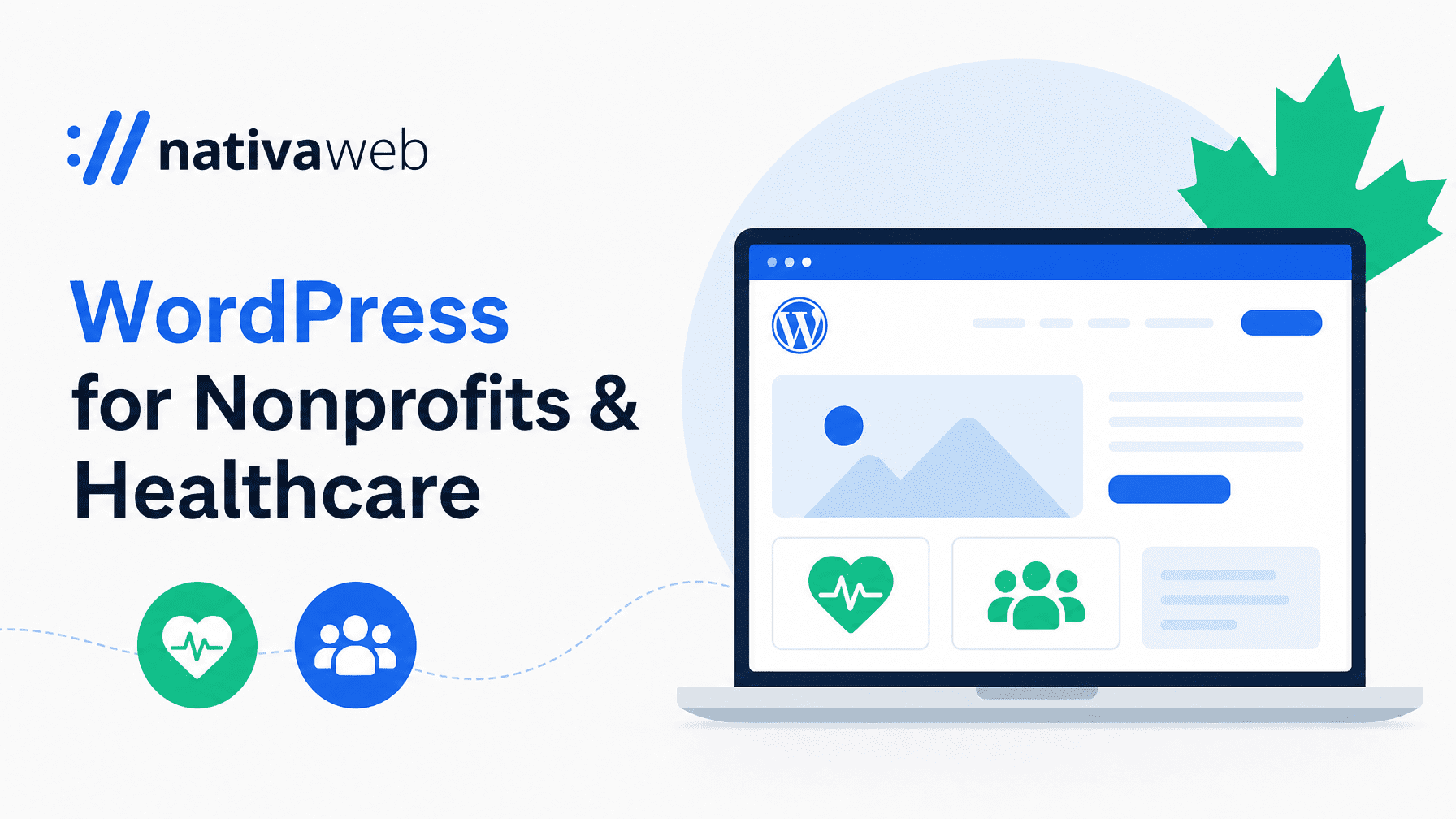 WordPress website design for nonprofits and healthcare organizations in Ontario
